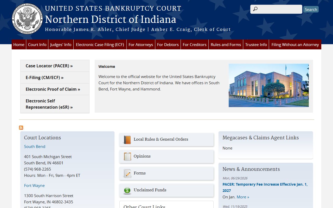 Allen County bankruptcy court federal court distinction